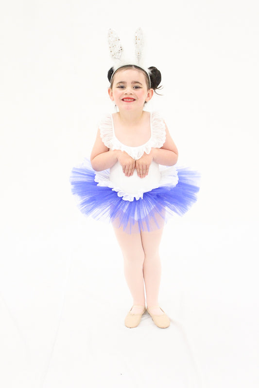 White and Navy Tutu