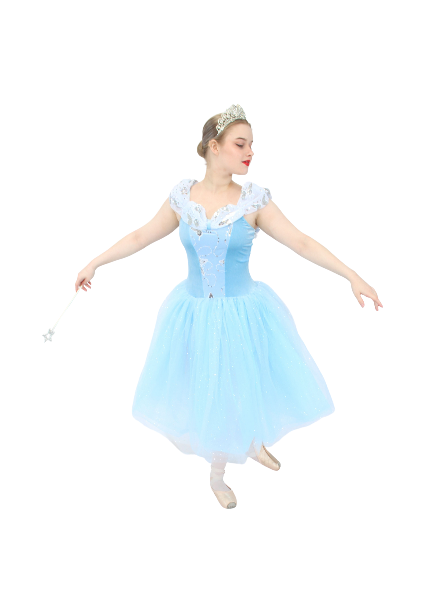 Light Blue Sparkle Romantic Tutu