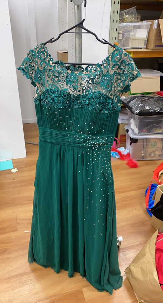 Emerald Green Ball Gown Dress