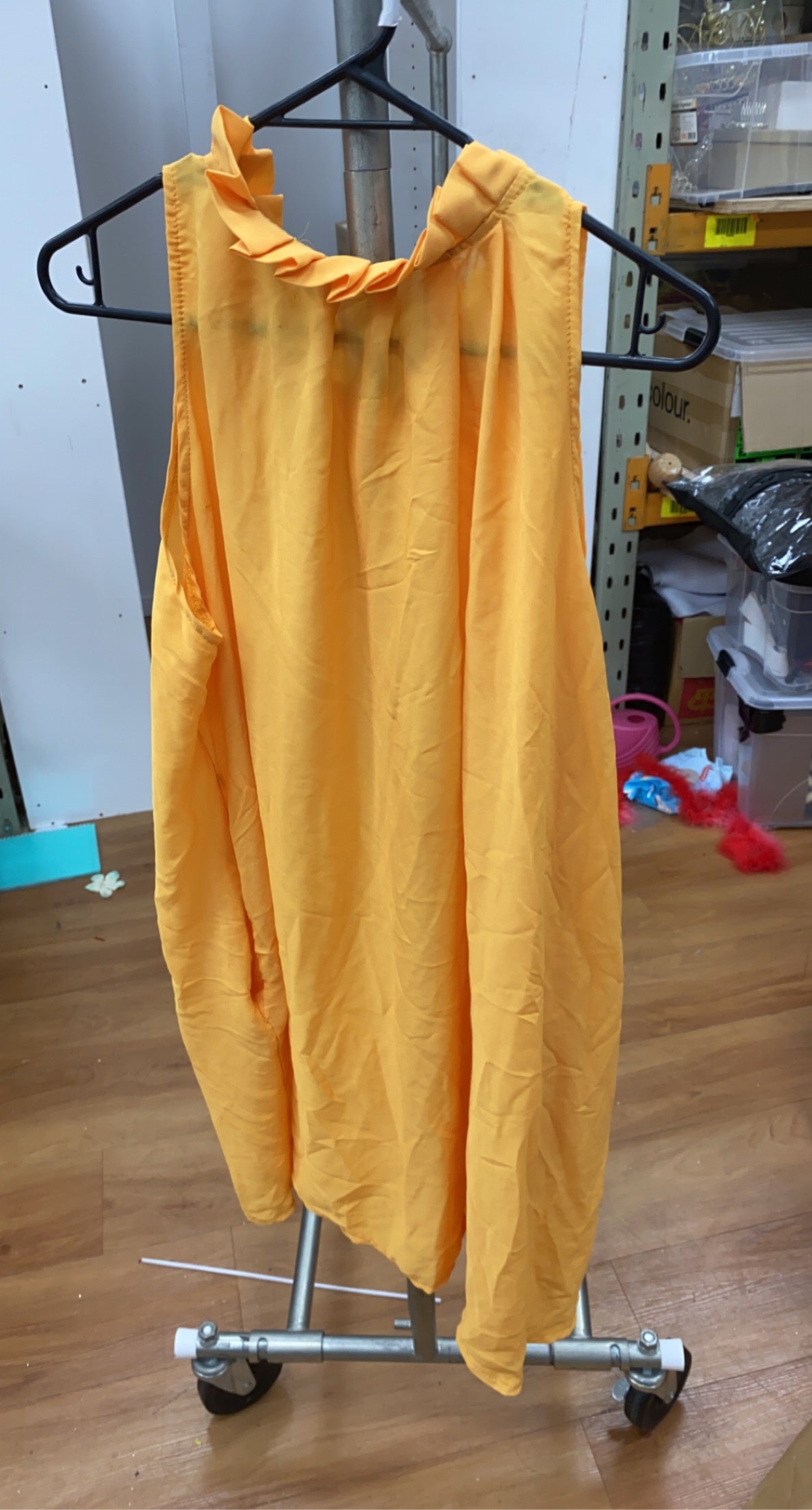 Yellow Chiffon Dress