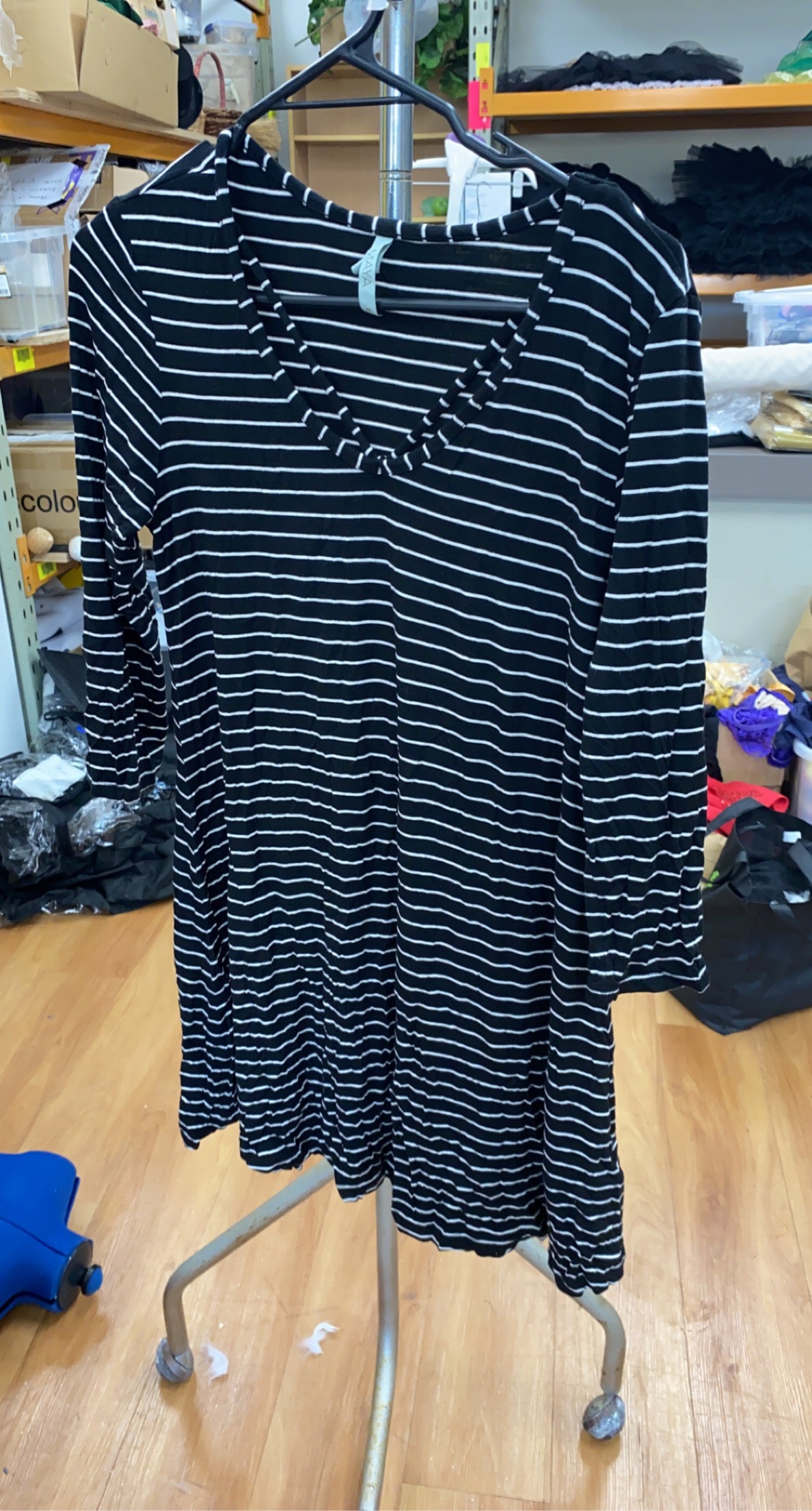 Black & White Stripe Dress