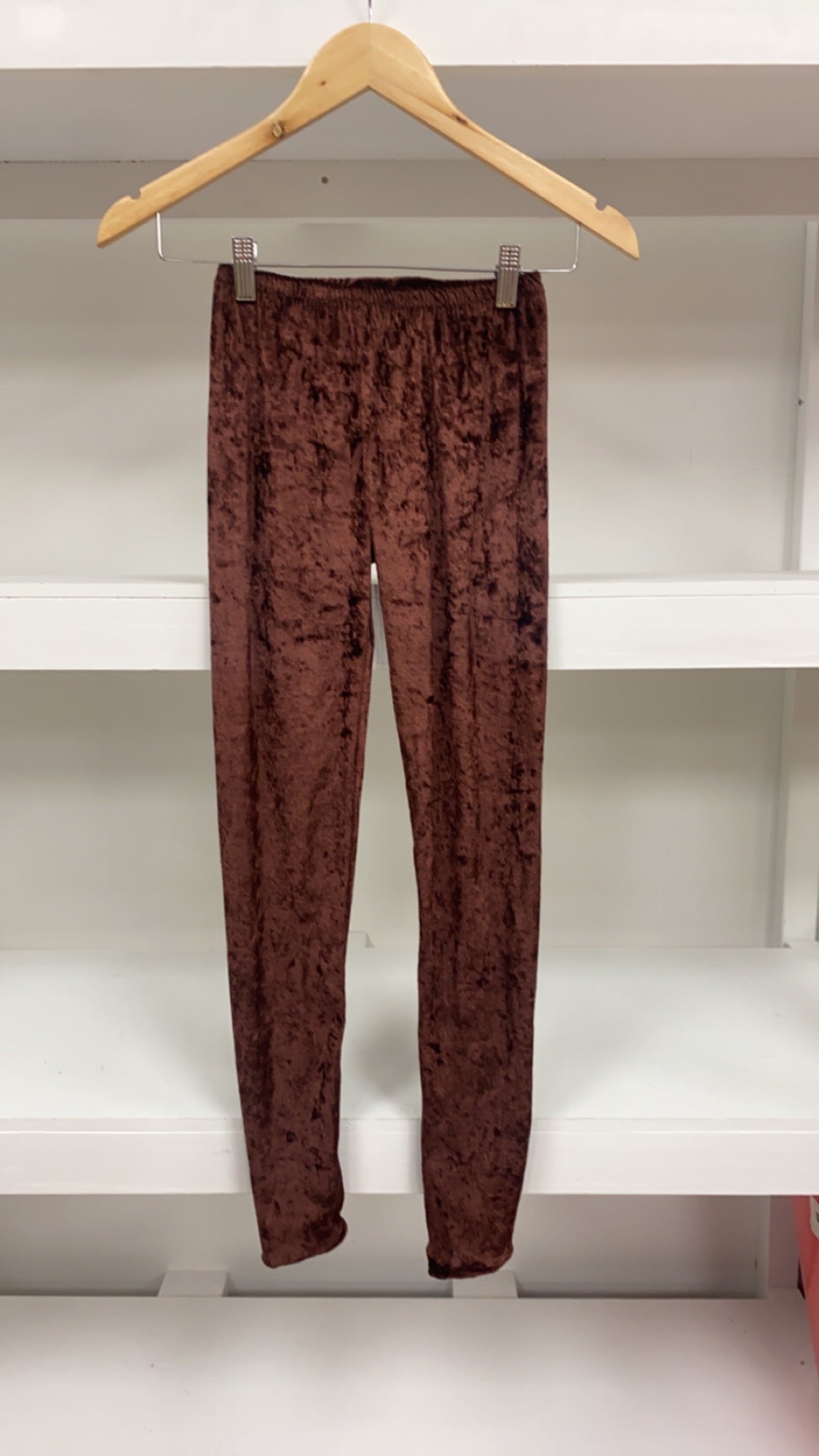 Brown Velvet Pants