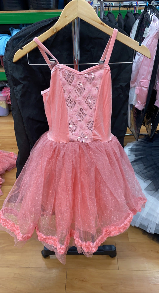 Pink Glitter Romantic Dress