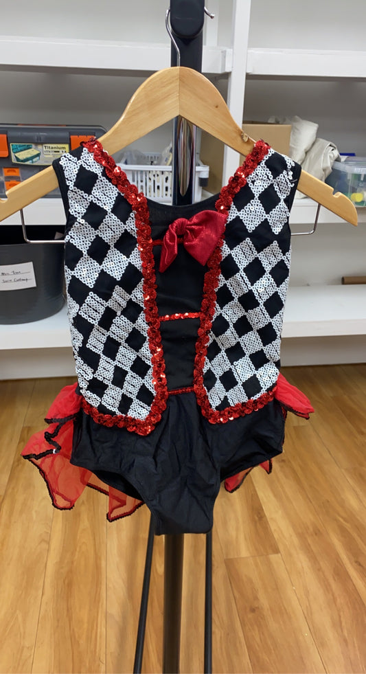 Red & Black Tutu Dress