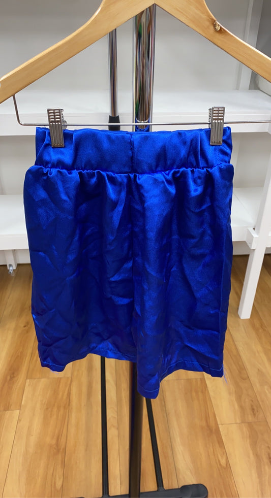 Satin Red & Blue Boxer Shorts