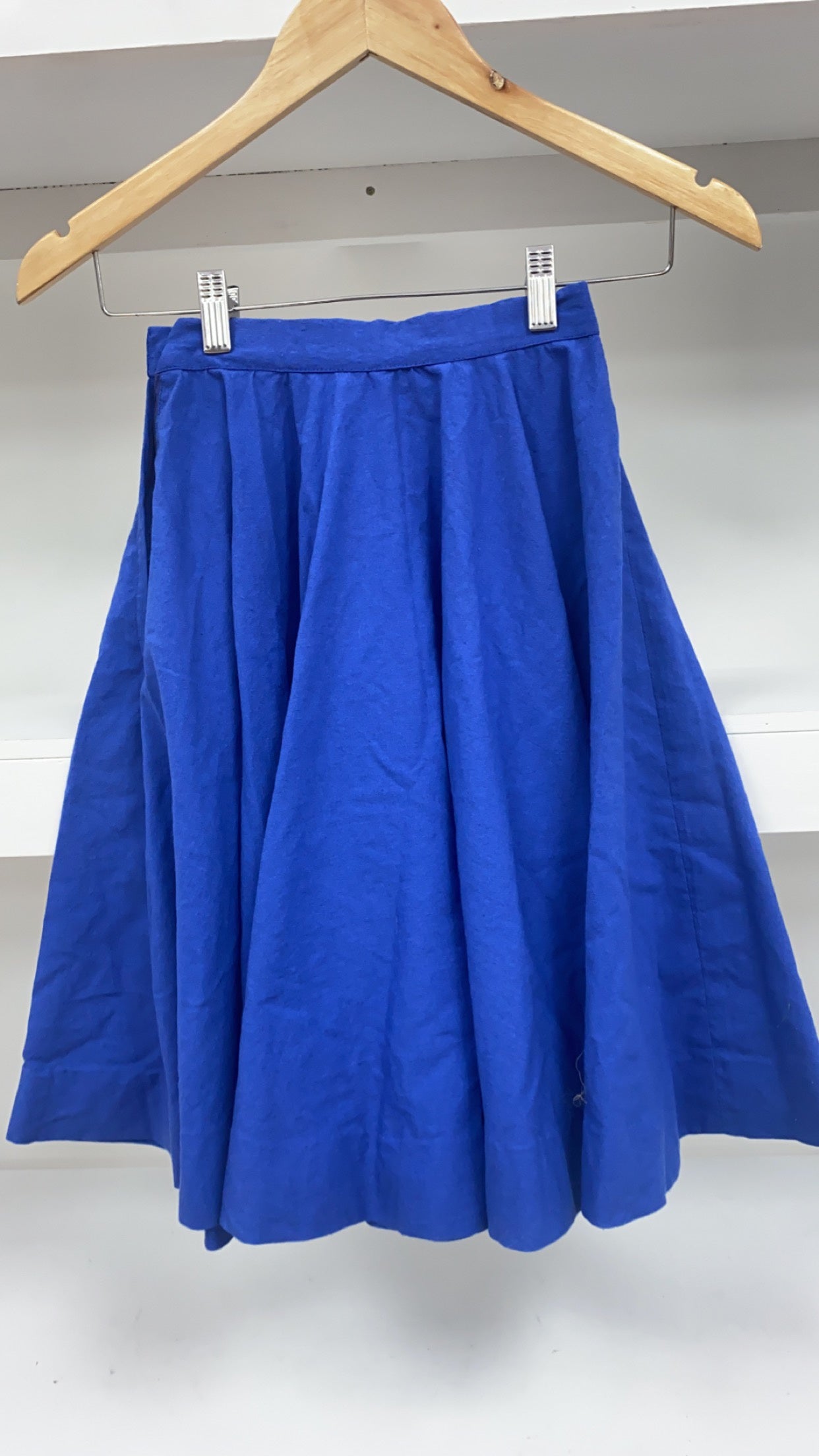 Mid Blue Village Skirt