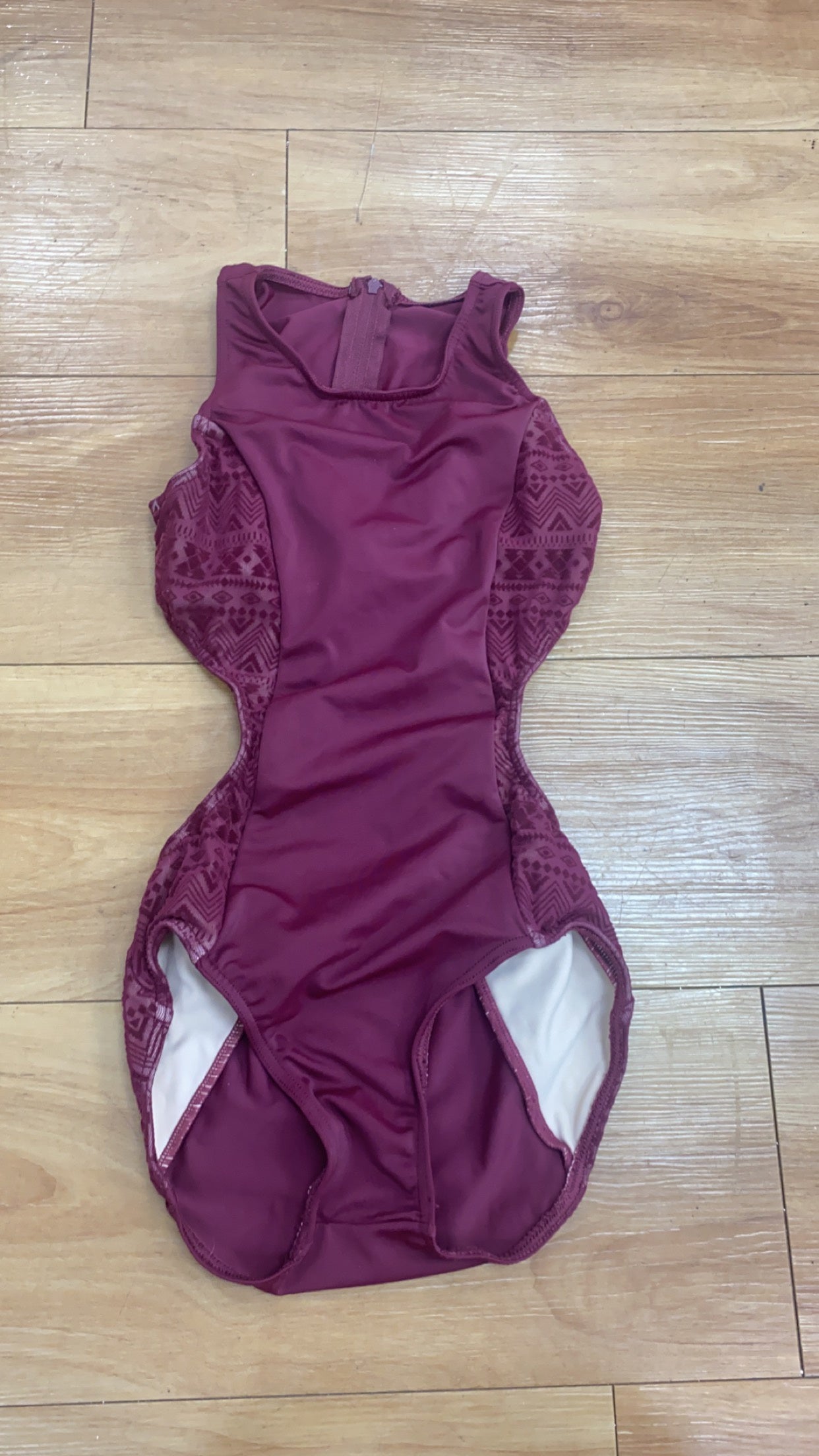 Maroon Leotard