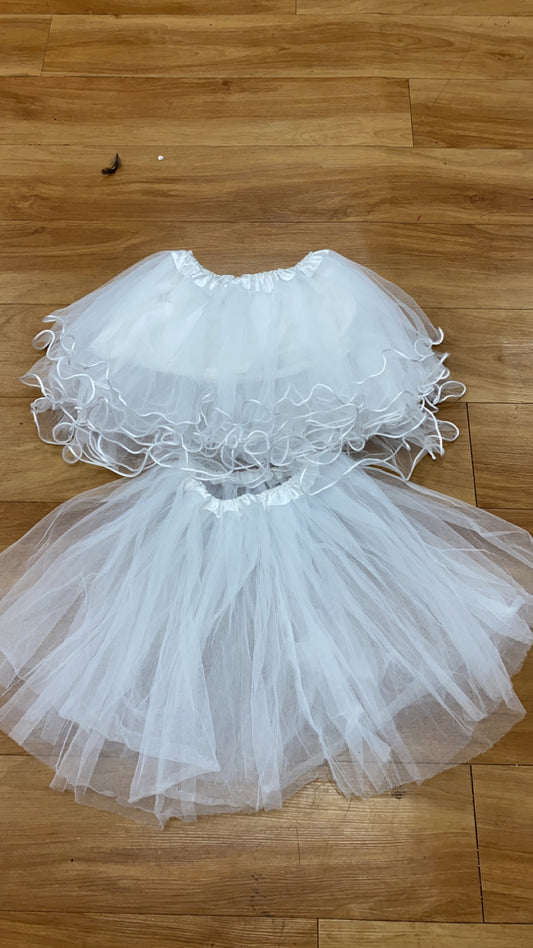 Senior White Puff Skirt