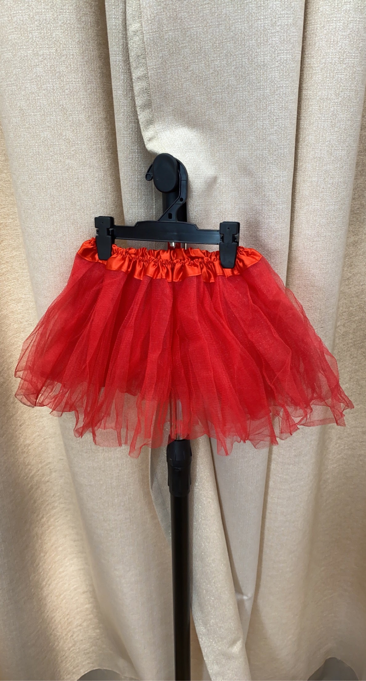 Red Puff Skirt