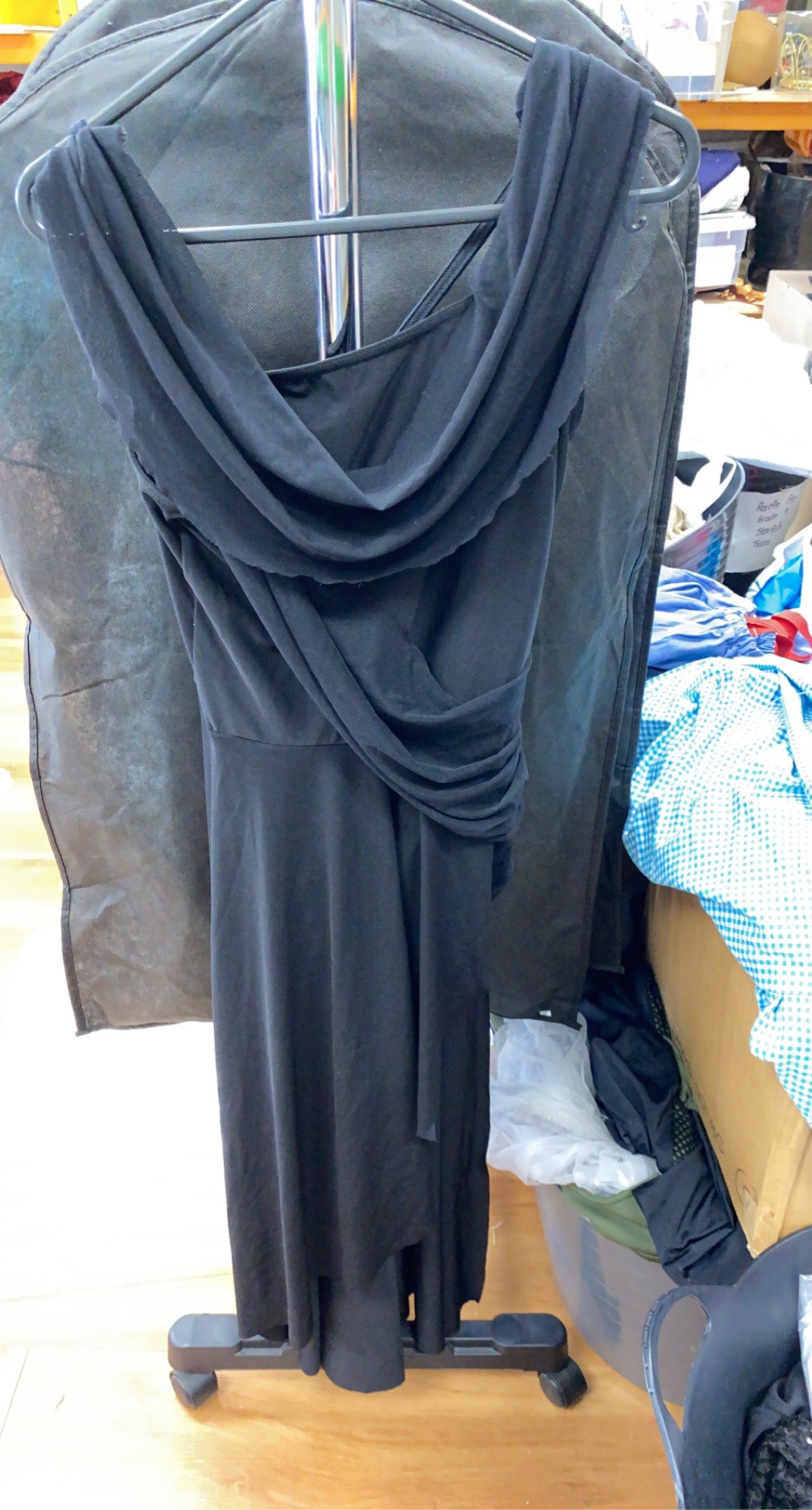 Black Chiffon Dress